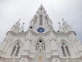 Facade of catholic church Our Lady of Ransom Shrine