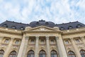 Facade of The Central University Library of Bucharest , Romania Royalty Free Stock Photo