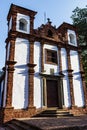 Facade of the chapel of St. Catherine of Alexandria, Goa Velha, Goa, India