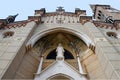 Facade of the churc of St. Lucy, Italy Royalty Free Stock Photo