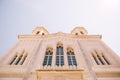 Facade of Church of the Holy Annunciation in the old town of Dubrovnik, Croatia.