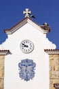 Facade of the church named Matriz de Nossa Senhora do Rosario in Olhao, Portugal Royalty Free Stock Photo