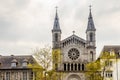 Facade of church of the Redemptorists of Tournai, Walloon municipality, Belgium