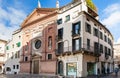 Facade of Church of San Clemente in Padua city