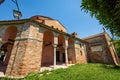 Church of Santa Fosca in Torcello Island in Venetian-Byzantine style - Venice Italy Royalty Free Stock Photo