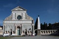 Facade of Church Santa Maria Novella Royalty Free Stock Photo