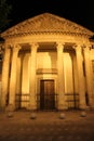 Facade of the church of Santa Victoria College