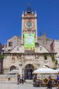 Facade of the City Guard building Gradska straza in PeopleÃÂ´s Square Narodni trg, in the old town of Zadar, Croatia