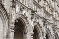 Facade of City Hall, Gran Place - Main Square, Brussels Royalty Free Stock Photo