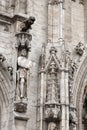 Facade of City Hall, Gran Place - Main Square, Brussels Royalty Free Stock Photo