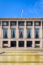 Facade of the city hall of Le Havre, France Royalty Free Stock Photo
