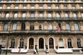 Facade of the Clermont, Victoria, beautiful and historic Grade II listed railway hotel in London, UK