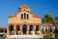 Facade and cloister of the Orthodox church