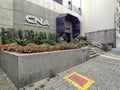 Facade of CNA national office, Sao Paulo. Royalty Free Stock Photo