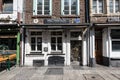 Facade of a cocktail bar Meetingraum in the old town of Dusseldorf, Germany Royalty Free Stock Photo