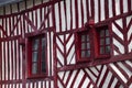 Facade of the colombage house