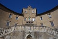 Facade of Colonna-Barberini Palace in Palestrina