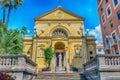 Facade of the Convent of Capuchin Friars in Sanremo, Italy