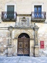 Facade of the convent of La Merced in Trujillo, Caceres, Spain
