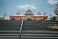 Facade of the Cosmovitral de Toluca, which is the largest stained glass window in the world