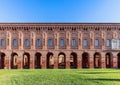 Facade of Degli Antichi Gallery (Galleria degli Antichi) in Sabbioneta city. Lombardy, Italy Royalty Free Stock Photo