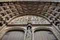 Facade detail of Antwerp Cathedral