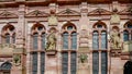 The Facade detail of heidelberg castlee at heidelberg, Germany.