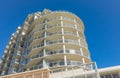 Facade detail of a modern high-rise apartment building Royalty Free Stock Photo