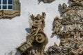 Facade Detail of Sao Francisco de Assis Church - Sao Joao Del Rei, Minas Gerais, Brazil Royalty Free Stock Photo