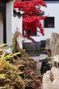 Facade detail of traditional japanese house Royalty Free Stock Photo