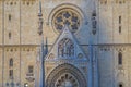 Facade detail of Zagreb Cathedral, Zagreb, Croatia Royalty Free Stock Photo