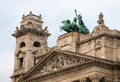 Facade details of Ethnographic Museum in Budapest