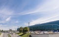 Facade Domodedovo airport. Moscow