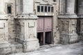 Facade door entrance church, iglesia san francisco,Santiago de C