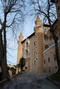 Facade of the Ducal Palace of Urbino, Italy