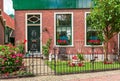 Facade of dutch house. Royalty Free Stock Photo