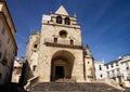 Facade of Elvas main church of Our Lady of the Assumption, former cathedral Royalty Free Stock Photo