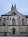 Facade of Emmaus Monastery in Prague, Czech Republic