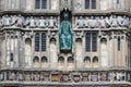 Facade entrance Canterbury Cathedral , Kent, England