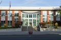 Facade and entrance steps to Klamath County Government Center