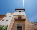 Facade of the Entrance to Generalife Palace at Generalife Gardens of Alhambra - Granada, Andalusia, Spain