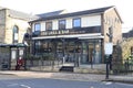 Facade of Esis Grill and Bar Restaurant on a sunny day Royalty Free Stock Photo