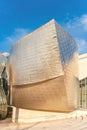 Facade of the famous Guggenheim museum in Bilbao, Spain Royalty Free Stock Photo