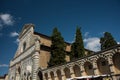 Facade of famous landmark in Florence, Santa Maria Novella church, Florence, Italy. Royalty Free Stock Photo