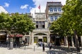 Facade of famous Lello Bookstore which inspired the author of Harry Potter books Royalty Free Stock Photo