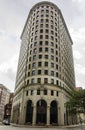 The facade of the famous Turk& x27;s Head building in Providence, RI.