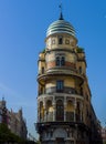 Facade of the famus Edificio Renta antigua - Lopez - Royalty Free Stock Photo