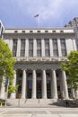 Facade of federal reserve bank in San Francisco, USA Royalty Free Stock Photo