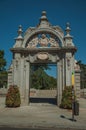 Facade of the Felipe IV Gate at the El Retiro Park in Madrid Royalty Free Stock Photo