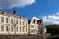 Facade of flemish houses in Brugge